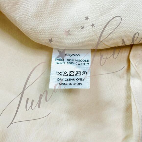 FILLYBOO Meadow Halter Mini Dress In Delicacy NWT - Picture 9 of 13